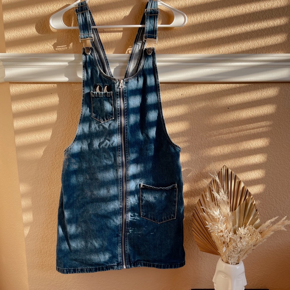 F21 Denim Overall Dress